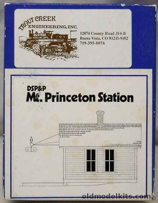 Classic Miniatures 1/87 DSP&P Mt. Princeton Station - HO Scale Craftsman Kit, CM-36 plastic model kit